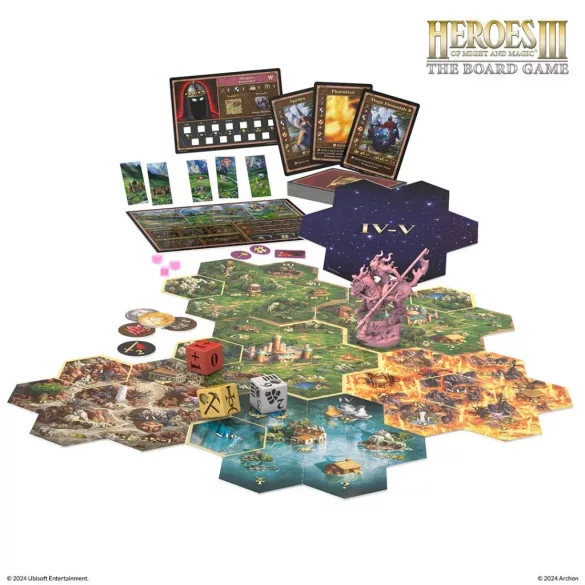 Heroes of Might and Magic III: The Board Game Conflux Expansion - angol kiadás