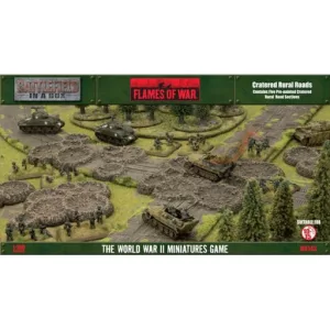 Battlefield In A Box - Travel: Cratered Rural Roads (x6) terepasztal útkészlet - Limited Edition