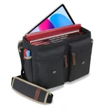 ENHANCE Designer Edition DnD Bag - Stylish RPG Player's Messenger Bag (Black)-ENBCCDP100BKEW