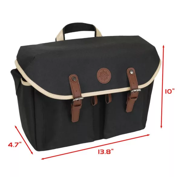 ENHANCE Designer Edition DnD Bag - Stylish RPG Player's Messenger Bag (Black)-ENBCCDP100BKEW