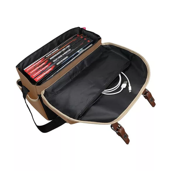 ENHANCE Designer Edition DnD Bag - Stylish RPG Player's Messenger Bag (Tan)-ENBCCDP100TNEW