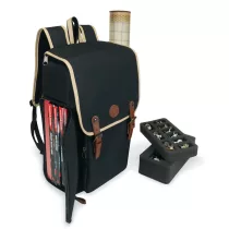 ENHANCE Designer Edition DnD Backpack - Stylish RPG Travel Bag (Black)-ENBCCDR100BKEW