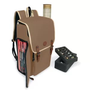 ENHANCE Designer Edition DnD Backpack - Stylish RPG Travel Bag (Tan)-ENBCCDR100TNEW