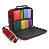 ENHANCE Designer Edition Compact MTG Bag with Customizable Interior (Red)-ENBCCDC100RDEW