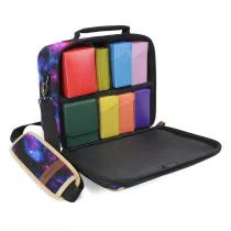 ENHANCE Designer Edition Compact MTG Bag with Customizable Interior (Galaxy)-ENBCCDC100GAEW