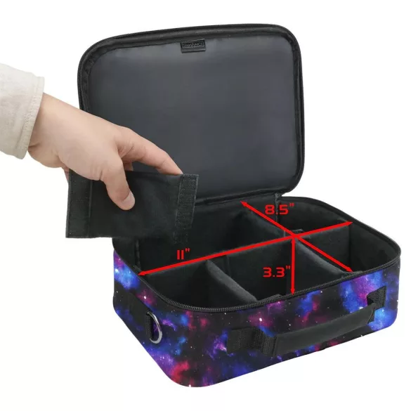 ENHANCE Designer Edition Compact MTG Bag with Customizable Interior (Galaxy)-ENBCCDC100GAEW