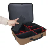 ENHANCE Designer Edition Trading Card Game Shoulder Bag for Deck Boxes (Tan)-ENBCCDK100TNEW