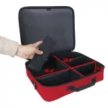 ENHANCE Designer Edition Trading Card Game Shoulder Bag for Deck Boxes (Red)-ENBCCDK100RDEW
