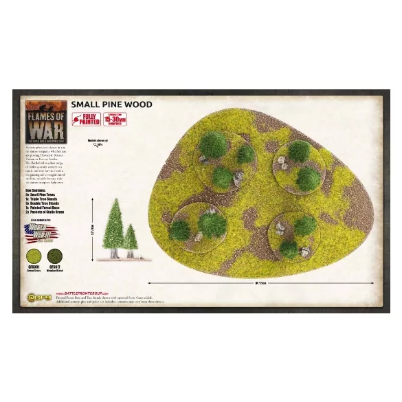 Battlefield In A Box - Essentials: Small Pine Wood (x1) - Limited Edition-BB510