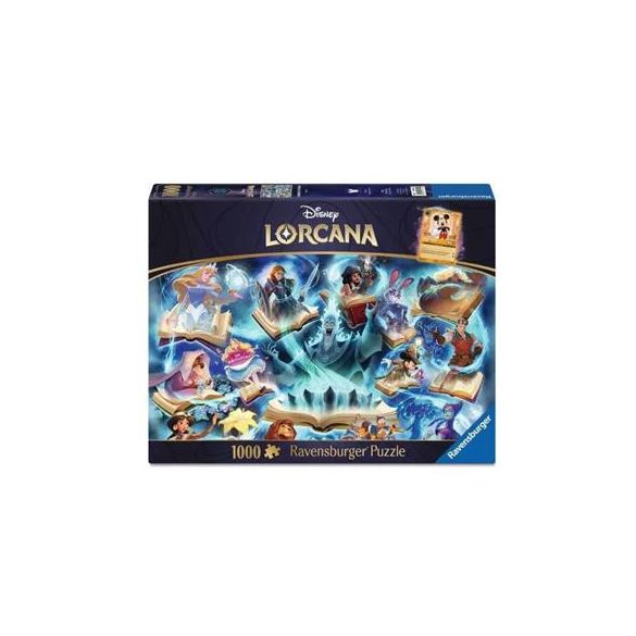 Disney Lorcana - Glimmers of the Realm: Sapphire Puzzle 1000 pcs-12001625