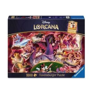 Disney Lorcana - Glimmers of the Realm: Ruby Puzzle 1000 pcs-12001624