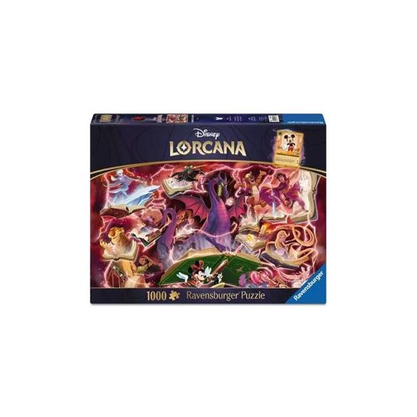 Disney Lorcana - Glimmers of the Realm: Ruby Puzzle 1000 pcs-12001624