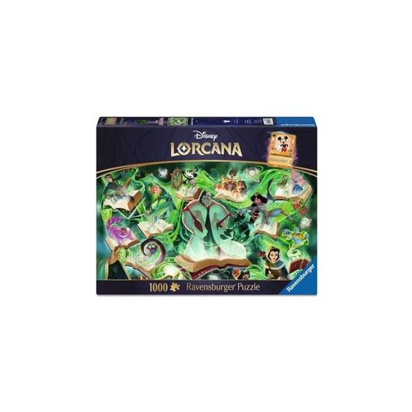 Disney Lorcana - Glimmers of the Realm: Emerald Puzzle 1000 pcs-12001623