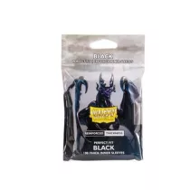 Dragon Shield Standard size Perfect fit - Inner Sleeves - Thick Inner Black (100 Sleeves)-AT-13005