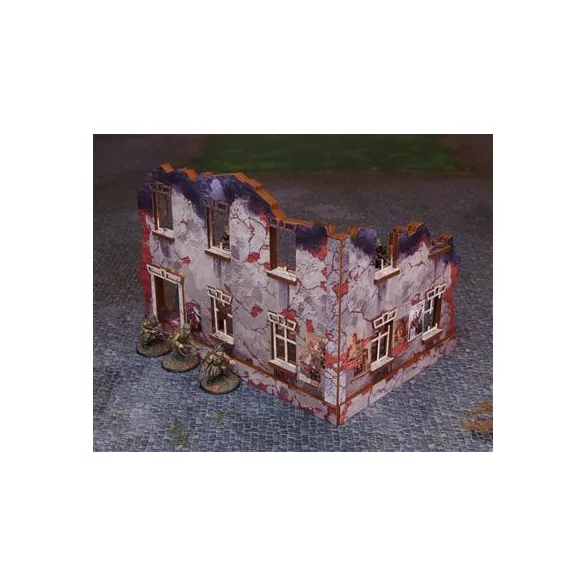 WW2 Ostfront Stalingrad Univermag Right (1) PREPAINTED [28mm/1:56]-H00250