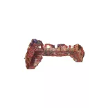 WW2 Ostfront Stalingrad Ruined Building (3) PREPAINTED [28mm/1:56]-H00251