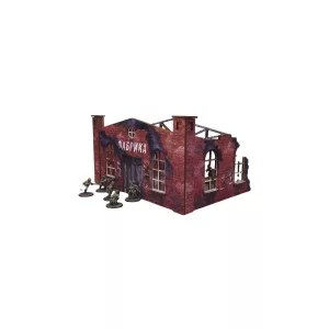 WW2 Ostfront Stalingrad Factory Front (1) PREPAINTED [28mm/1:56]-H00252