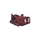 WW2 Ostfront Stalingrad Factory Front (1) PREPAINTED [28mm/1:56]-H00252