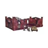 WW2 Ostfront Stalingrad Factory Back (with ramp) (1) PREPAINTED [28mm/1:56]-H00253