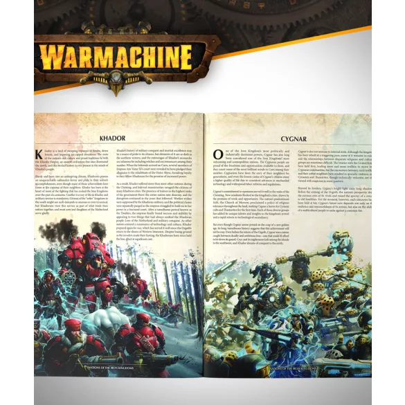 Warmachine Core Book - angol nyelvű keményfedeles alapkönyv