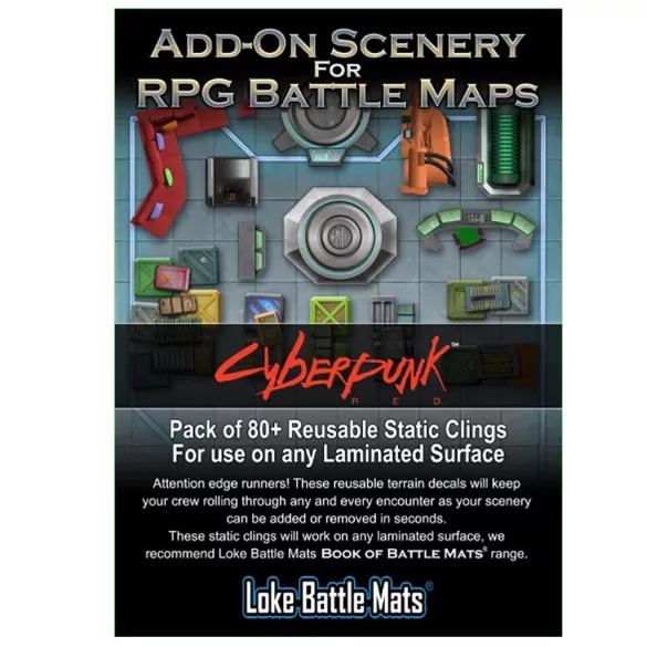 Add On Scenery For RPG Battle Maps Cyberpunk RED-LBM-063
