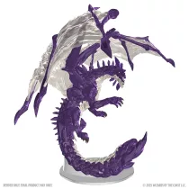 D&D Icons of the Realms: Adult Amethyst Dragon Boxed Miniature - EN-WZK96319