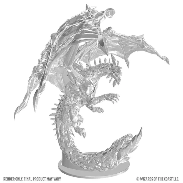 D&D Nolzur's Marvelous Miniatures: Adult Amethyst Dragon - EN-WZK90864