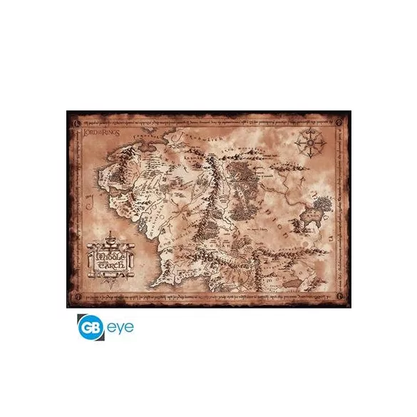LORD OF THE RINGS - Poster Maxi 91.5x61 - Map-ABYDCO224