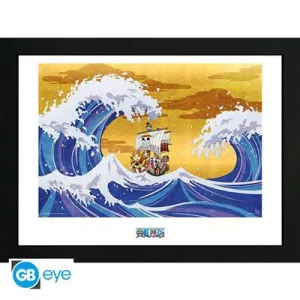 ONE PIECE - Framed print "Thousand Sunny" (30x40)-GBYDCO039