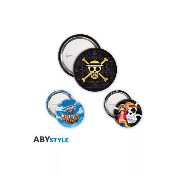 ONE PIECE - Badge Pack - Skull & Luffy-ABYACC556