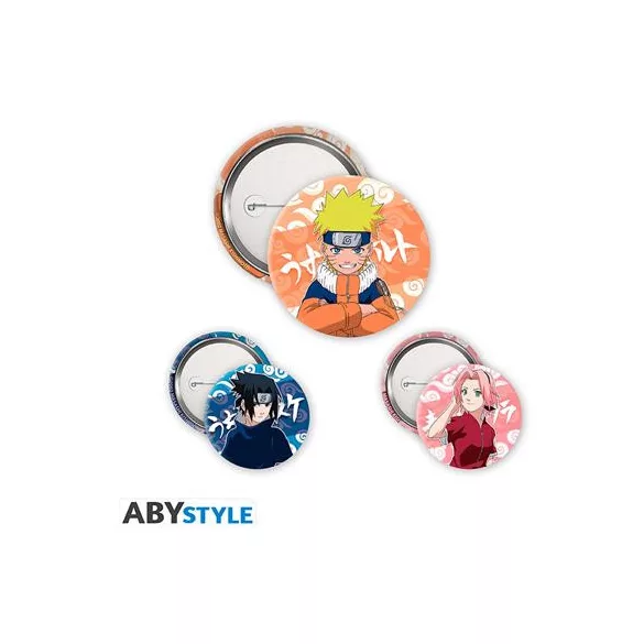 NARUTO - Badge Pack - Naruto, Sasuke, Sakura-ABYACC575