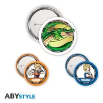 DRAGON BALL - Badge Pack - DBZ/Goku, Vegeta & Shenron-ABYACC578