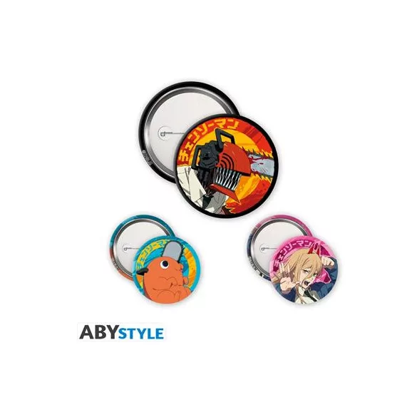 CHAINSAW MAN - Badge Pack - Denji, Devil, Pochita-ABYACC583