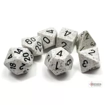 Speckled Arctic Camo Polyhedral 7-Die Set-25311