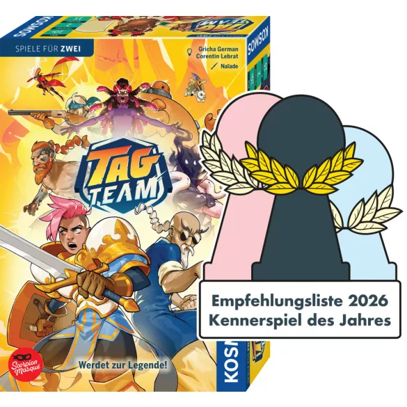 Tag Team társasjáték - német kiadás
