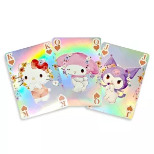Hello Kitty & Friends - Holographic Playing Cards - Pastel Vivid - French-suited Deck 54 Cards-SAK70394