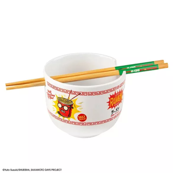 Sakamoto’s Store Ramen bowl with chopsticks - Sakamoto Days-CR4450