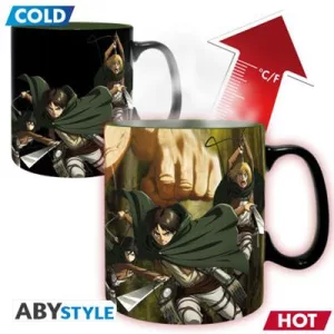 ATTACK ON TITAN - Mug Heat Change - 460 ml - TitanS3 -cardboard-ABYMUGA436