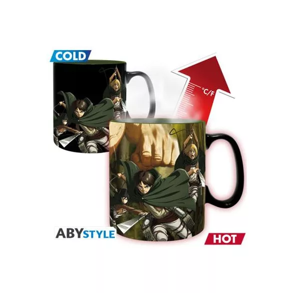 ATTACK ON TITAN - Mug Heat Change - 460 ml - TitanS3 -cardboard-ABYMUGA436