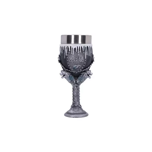 Game of Thrones House Stark Goblet Wine Glass 17.5cm-B3701J7