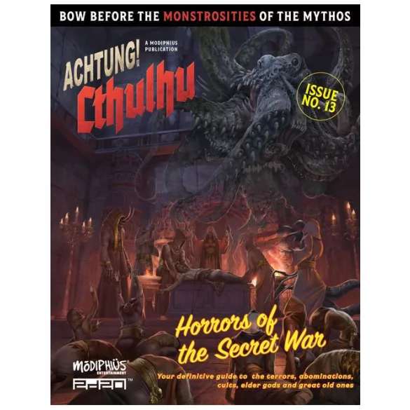 Achtung! Cthulhu 2d20: Horrors of the Secret War angol nyelvű kiegészítő