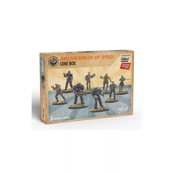 Fallout: Miniatures - Brotherhood of Steel Core Set (Plastic) - angol kiadás