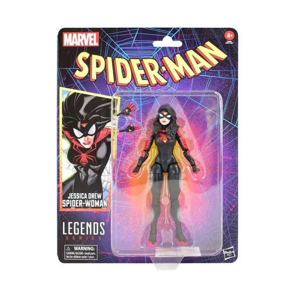 Marvel Legends Series Spider-Man Retro Wave - Spider-Woman-F6569