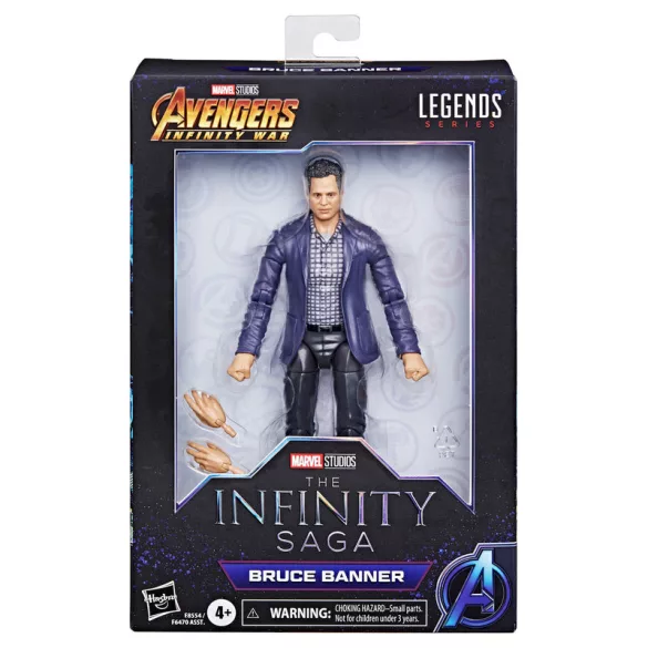 Marvel Legends Series Infinity Saga - Bruce Banner rajongói relikvia