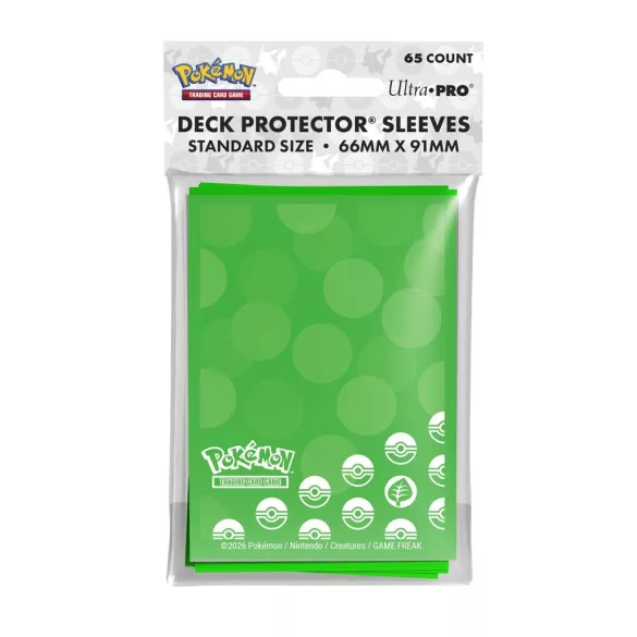 UP - Energy - Grass Type 65ct Deck Protector Sleeves for Pokémon-16742