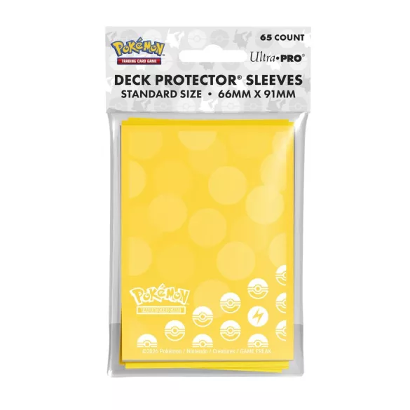 UP - Energy - Lightning Type 65ct Deck Protector Sleeves for Pokémon-16745