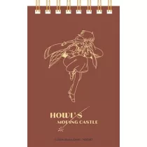 Howl's Moving Castle - Stamped Ring Notebook (11,5x7,2 cm) - Sophie & Hauru-MOVIC-92426