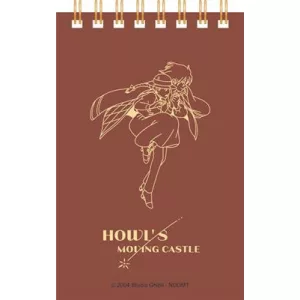 Howl's Moving Castle - Stamped Ring Notebook (11,5x7,2 cm) - Sophie & Hauru-MOVIC-92426