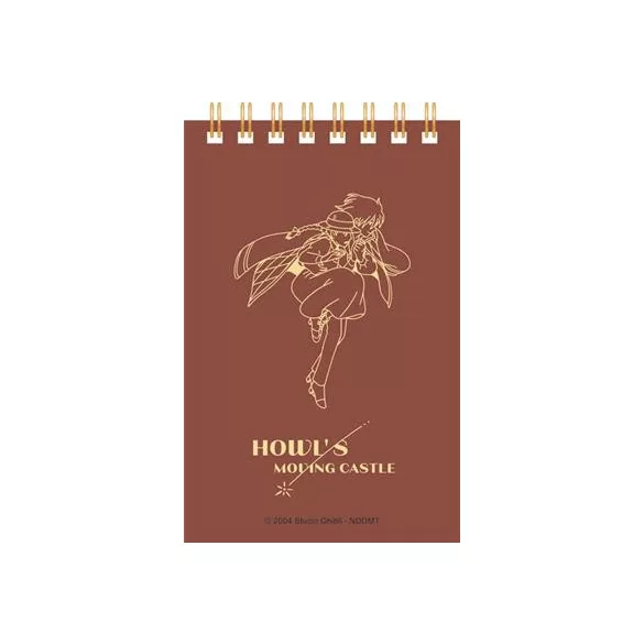 Howl's Moving Castle - Stamped Ring Notebook (11,5x7,2 cm) - Sophie & Hauru-MOVIC-92426