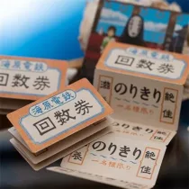 Spirited Away - Mini Notepad - Block Train Ticket